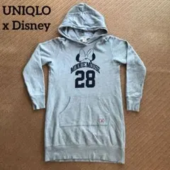 UNIQLO x Disney ユニクロ ディズニー パーカーワンピース グレー