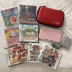 【24時間以内発送】ニンテンドー3DS LL ピンク×ホワイト 完動品 ソフト付
