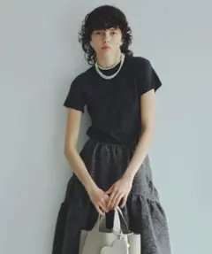ミラオーウェン Tシャツ　チャコールグレーのサムネイル