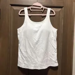UNIQLO AIRism コットンブラタンクトップ ホワイト XXL