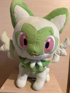 タグ付き 포켓몬 センター ぬいぐるみ 等身大ニャオハ