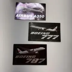 JAL SkyMuseum限定ステッカー シール　3種セット