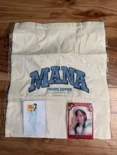 真中まなFRUITS ZIPPERトレカ トートバッグ