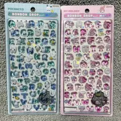 【新作】ボンドロ moji ポチャッコ・マイメロディ アルファベット2枚