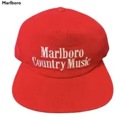 Marlboro Country Music キャップ レッド