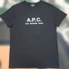 A.P.C. アーペーセー　刺繍ロゴTシャツ　XLのサムネイル