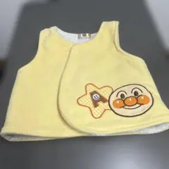 アンパンマン ベビーベスト イエローフリース80サイズ