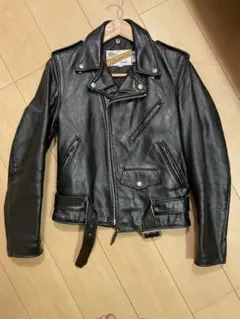 Schott 618ダブルライダース レザージャケット 革ジャンショット
