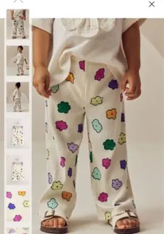 新品❣️ネクスト　フラワープリント　レギンス　104