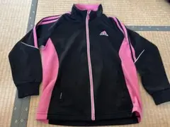 adidas ジャージ 黒/ピンク130センチ