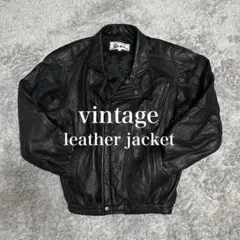 90s real leather jacket vintage