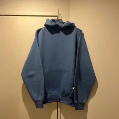 Russell athletic フーディー L 水色