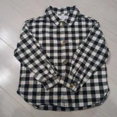 チェック柄長袖シャツ 110cm　ザラキッズ