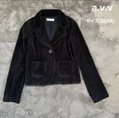 a.v.v アーヴェヴェ テーラードジャケット ジャケット レースジャケット M