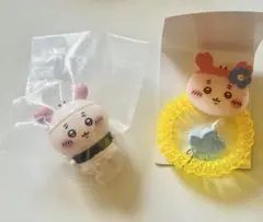 ちいかわ　シーサーのおみやげやさん　ヘアゴム　ラーメン豚　ソフビ