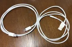Lightningケーブル USB-A、USB-C 1m 2本セット