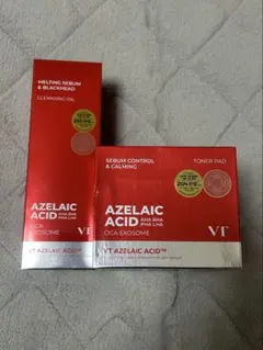 VT アゼライン酸 クレンジングオイル & トナーパッド セット