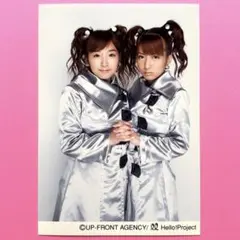 モーニング娘。 Wダブルユー 加護亜依 辻希美 L版生写真 【c061