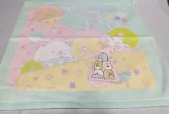 すみっコぐらし　ハンドタオル　水色　新品