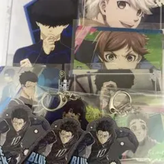 ブルーロック キーホルダーとカードとステッカーセット
