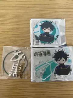 呪術廻戦 まとめ売り アクスタ 缶バッジ メタルチャーム 伏黒恵