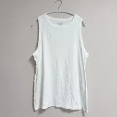 ★お値下げ大歓迎★ホワイト コットンタンクトップ【3XL】