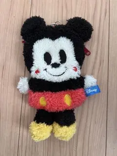 ディズニーミッキーマウス ぬいぐるみ キーホルダー付き