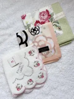 新品　ハンカチ＆タオルハンカチ　3枚セット