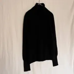 UNIQLO　ユニクロ　タートルネック　カシミア100%　ブラック　sizeM