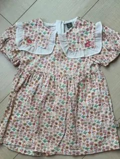 モイモルン 花柄 半袖ワンピース 90/100
