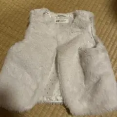 H&M ホワイト ベビーベスト EUR 92