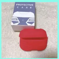 3-2 AirPods Pro ケース シリコンケース 赤