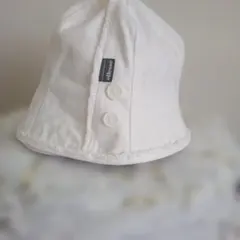 ellesse バケットハット 　帽子　ホワイト　57.5㎝　日射しよけ