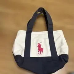 ポロラルフローレン刺繍 トートバッグ小