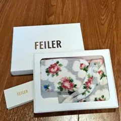 フェイラー　モンプティシャ　ハンカチ&ポーチセット　箱入り フェイラー モンプティシャ ハンカチ&ポーチセット ギフトラッピング