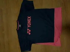YONEX ネイビー/ピンク Tシャツ L
