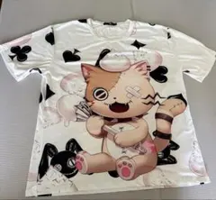 NieR Clothing 総柄半袖カットソー　FREEサイズ