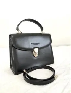 Gianfranco Lotti ブラックハンドバッグ