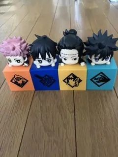 呪術廻戦　ひっかけフィギュア４種