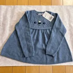 【未使用品】ファミリア110㎝　チュニックニット