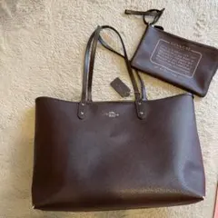COACH リバーシブル トートバッグ ポーチ付きのサムネイル