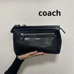 COACH ブラック クラッチバッグ