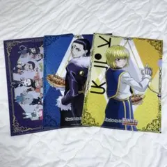 銀だこ　ハンターハンター　だんらんパック　クリアファイル　クロワッサンたい焼き