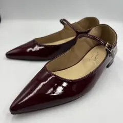 新品✨ルタロン　エナメル　メリージェーン　2way ポインテッドトゥ　フラット