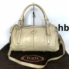 TOD'S トッズ 2way ハンドバッグ ベージュ レディース ブランド