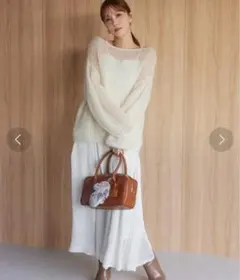 【出品本日まで】新品未使用　snidel モヘヤニットキャミワンピースセット