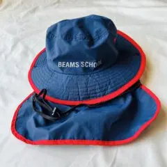 BEAMS SCHOOL キッズ ハット 帽子 54cm ネイビー アウトドア