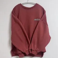 one way レッド　赤　トレーナー　ロゴ　M