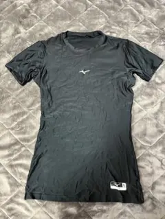 Mizuno ブラック 半袖アンダーシャツ Lサイズ