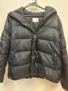 Mサイズ　grove フード付き ブラックダウンジャケット